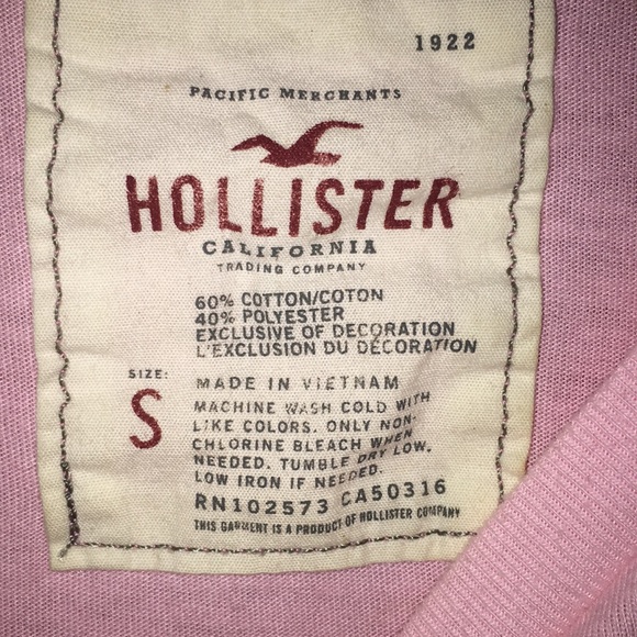 Hollister CO juniors babyfit pink t-shirt - Picture 4 of 7